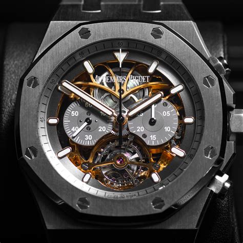 audemars piguet black ceramic tourbillon